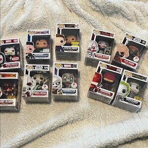 Giant Funko Pop Marvel and Star Wars Collections  - Red, Black, White